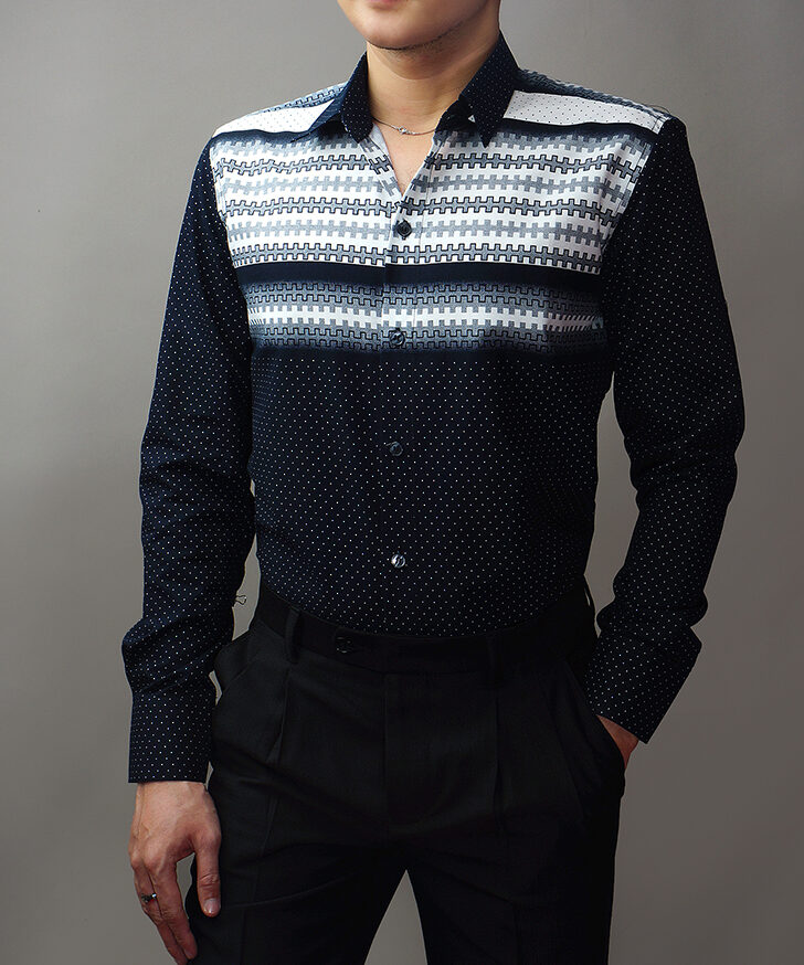 Áo Sơ Mi Nam Thiết Kế MEN SAIGON Code: N7273