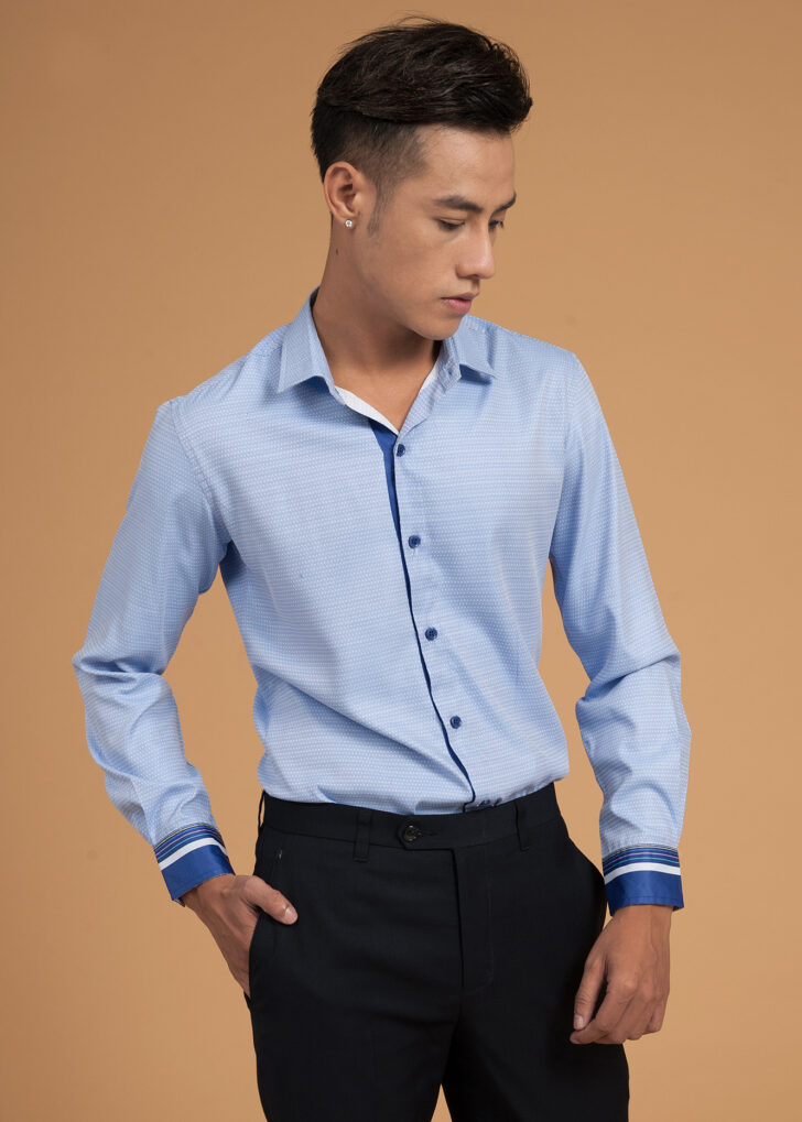 Sơ Mi Nam Thiết Kế Chất Liệu Cotton #MSG9732
