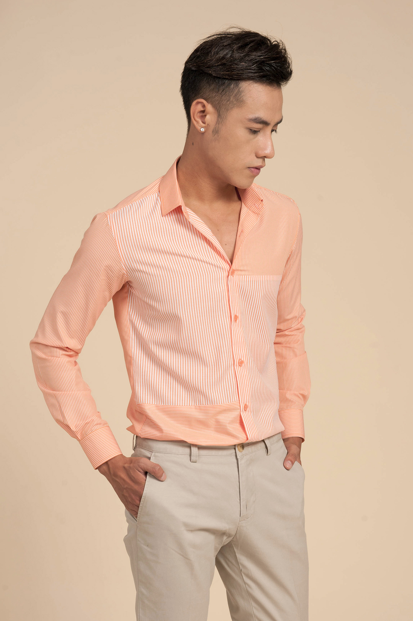 Sơ Mi Nam Công Sở Chất Liệu Cotton #MSG9723 - Ảnh 3