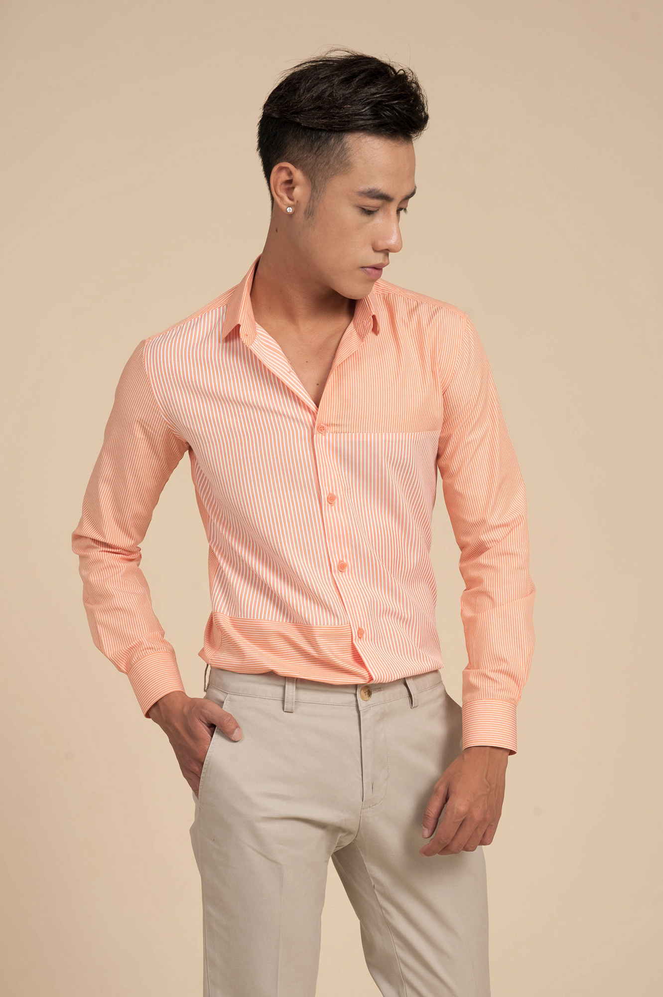 Sơ Mi Nam Công Sở Chất Liệu Cotton #MSG9723 - Ảnh 5
