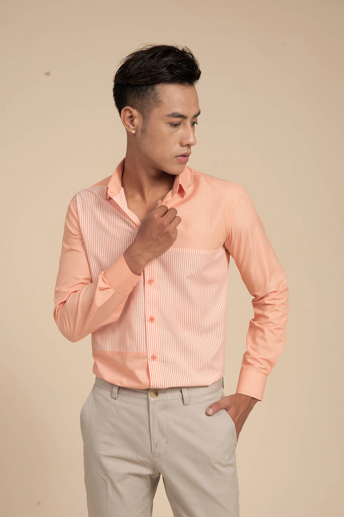 Sơ Mi Nam Công Sở Chất Liệu Cotton #MSG9723 - Ảnh 6